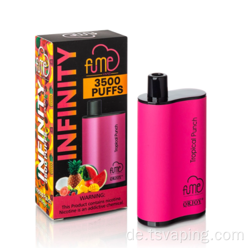 Maschenspulenrückung Infinity 3500 Puffs Einweg -Vape